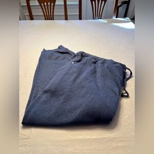 Woman Within Blue Gray Joggers